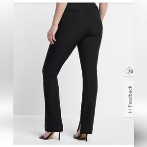 Express Editor Mid Rise Skyscraper Pant W/slits. Sz XL. NWTs. Black